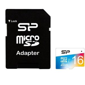 Silicon Power Elite UHS-I U1 Class 10 85MBps microSDHC With Adapter - 16GB