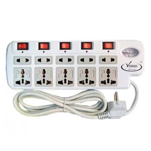 ده راهی برق به همراه نمایشگر ولتاژ